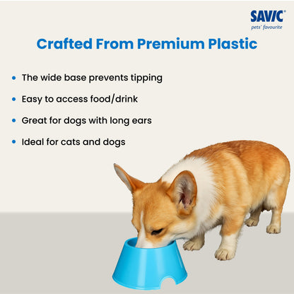Savic Picnic Cocker Bowl for Dogs and Cats (Blue)