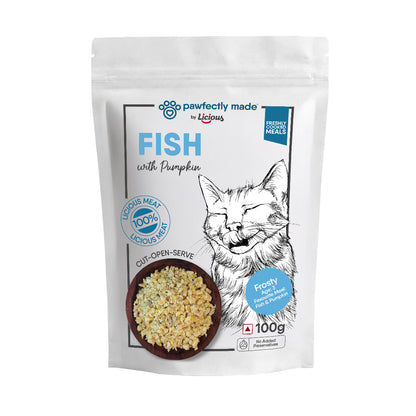 Pawfectly Made By Licious Fish & Pumpkin Home Meal for Cats