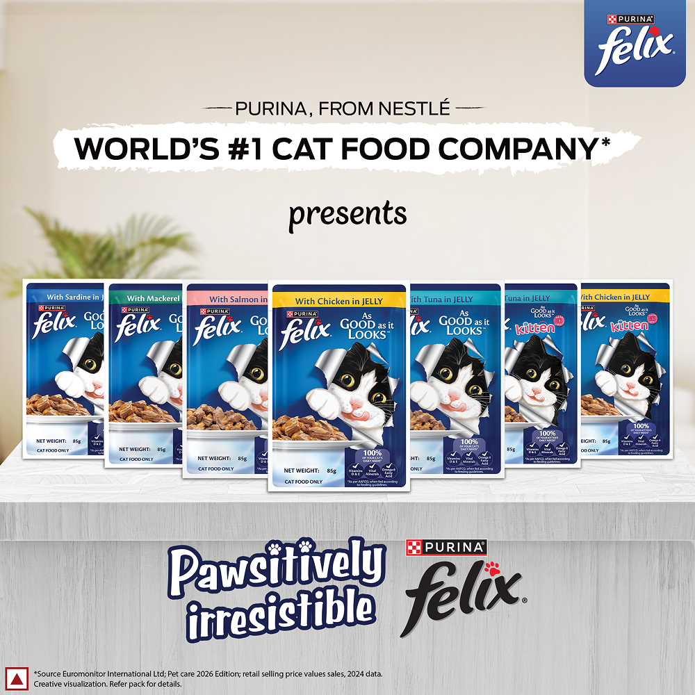 Purina Felix with Chicken in Jelly Complete and Balanced Kitten Cat Wet Food