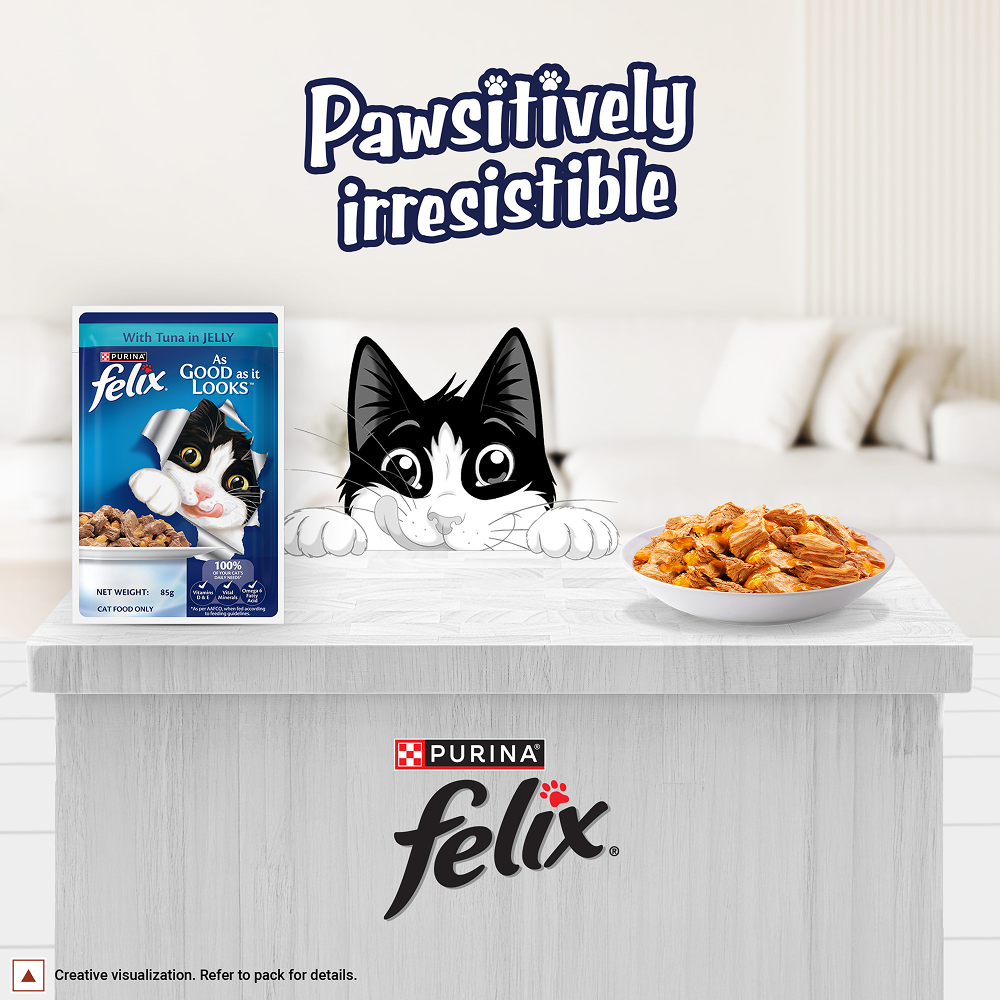 Purina Felix with Tuna in Jelly Adult Complete and Balanced Cat Wet Food