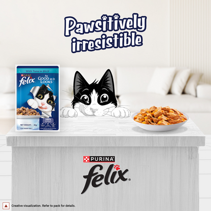 Purina Felix with Tuna in Jelly Adult Complete and Balanced Cat Wet Food