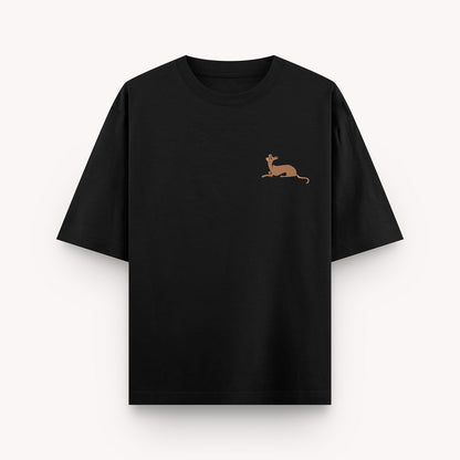thePack Indie Merch Gotta Pet'em All Oversized T Shirt for Men and Women (Black)