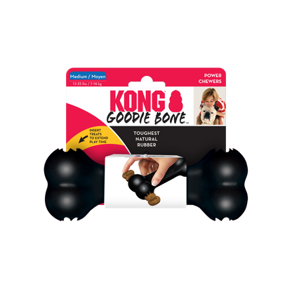 Kong Extreme Goodie Bone Toy for Dogs (Black)