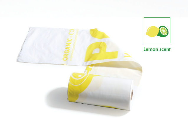 M Pets Poo Lemon Scent Natural Vegetable Waste Bags for Dogs