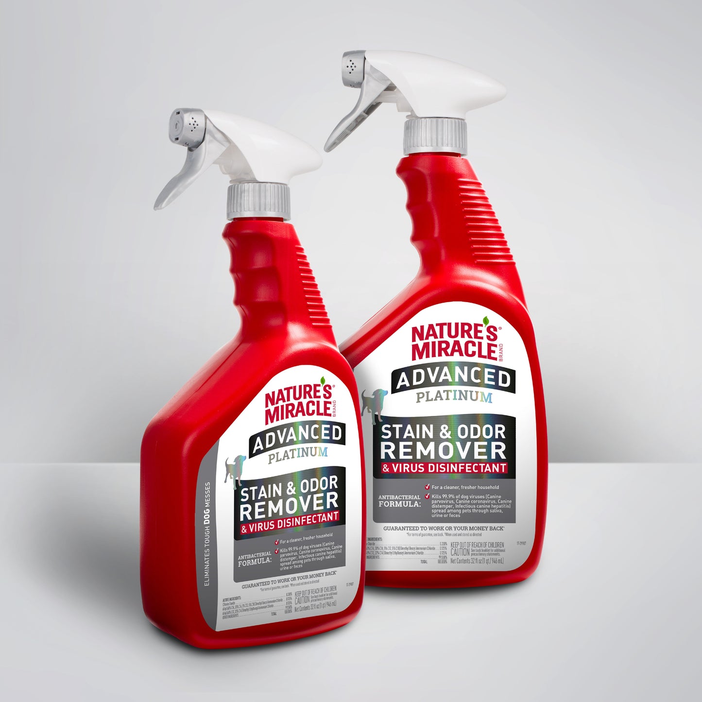 Nature's Miracle JFC Fresh Scented Advanced Platinum Stain and Odor Remover and Virus Disinfectant for Cats