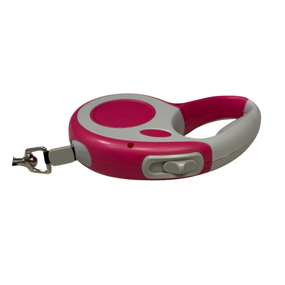 Healing Leaf  Retractable Leash for Dogs and Cats (Pink)