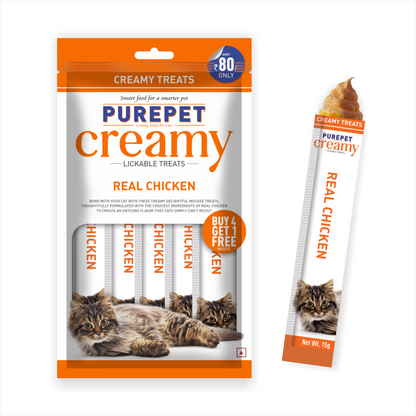 Purepet Crab, Chicken Lickable Treats with Scoopy Lavender Bentonite Litter Combo for Cats