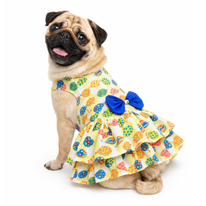 Pawgypets Balloon Casual Dress for Dogs (Lime Green)