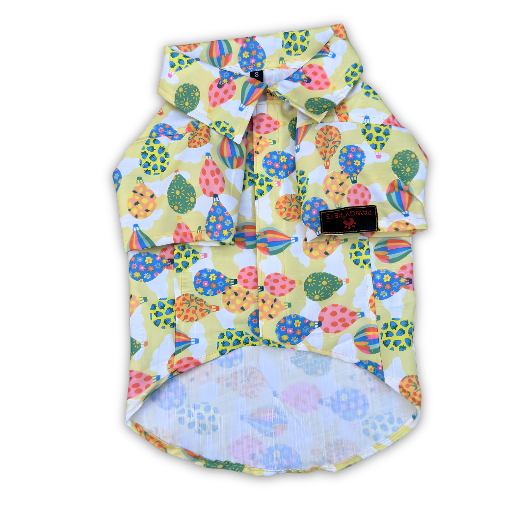 Pawgypets Balloon Casual Shirt for Dogs (Lime Green)