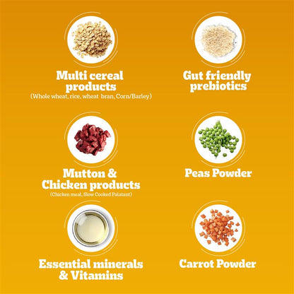 Pedigree Adult Dog Food Combo |Meat & Rice Dry & Chicken & Liver Wet