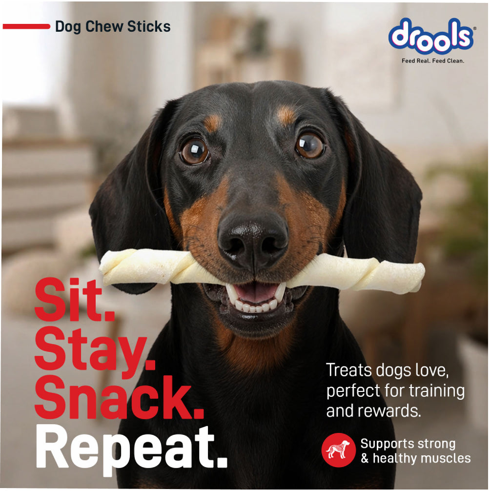 Drools Rawhide Chicken Liver Sticks Dog treats