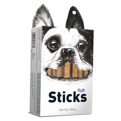 Drools Rawhide Chicken Liver Sticks Dog treats