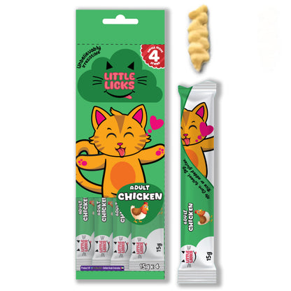 Smudges Little Licks Chicken and Cheese Creamy Bisque Adult Cat Treats