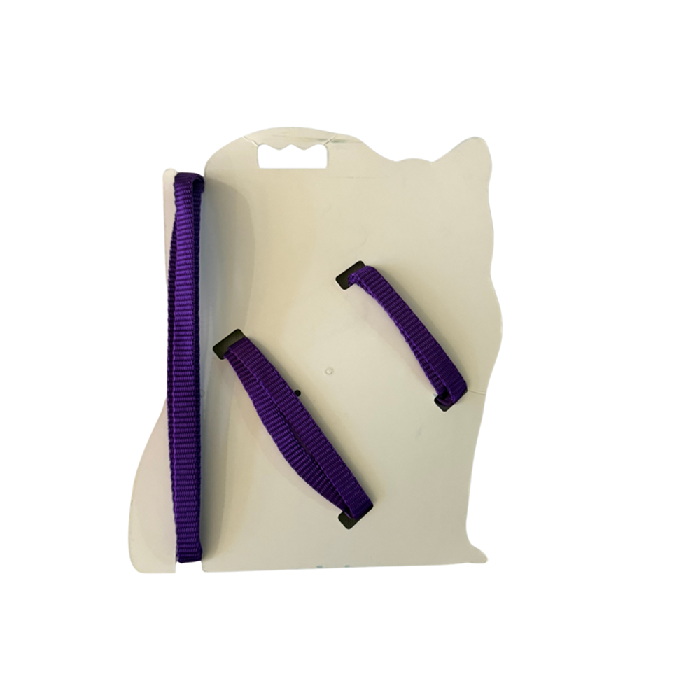 Healing Leaf Angle Soft Harness for Cats (Purple)