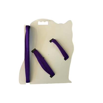 Healing Leaf Angle Soft Harness for Cats (Purple)