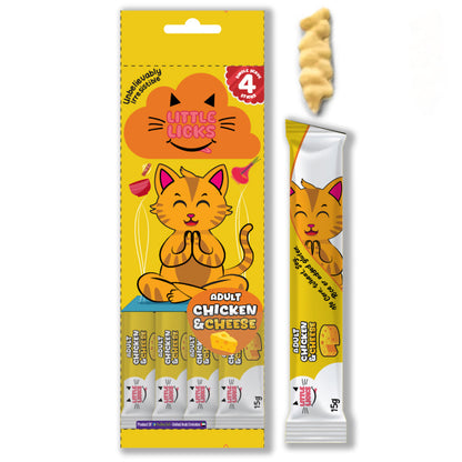 Smudges Little Licks Chicken and Cheese Creamy Bisque Adult Cat Treats