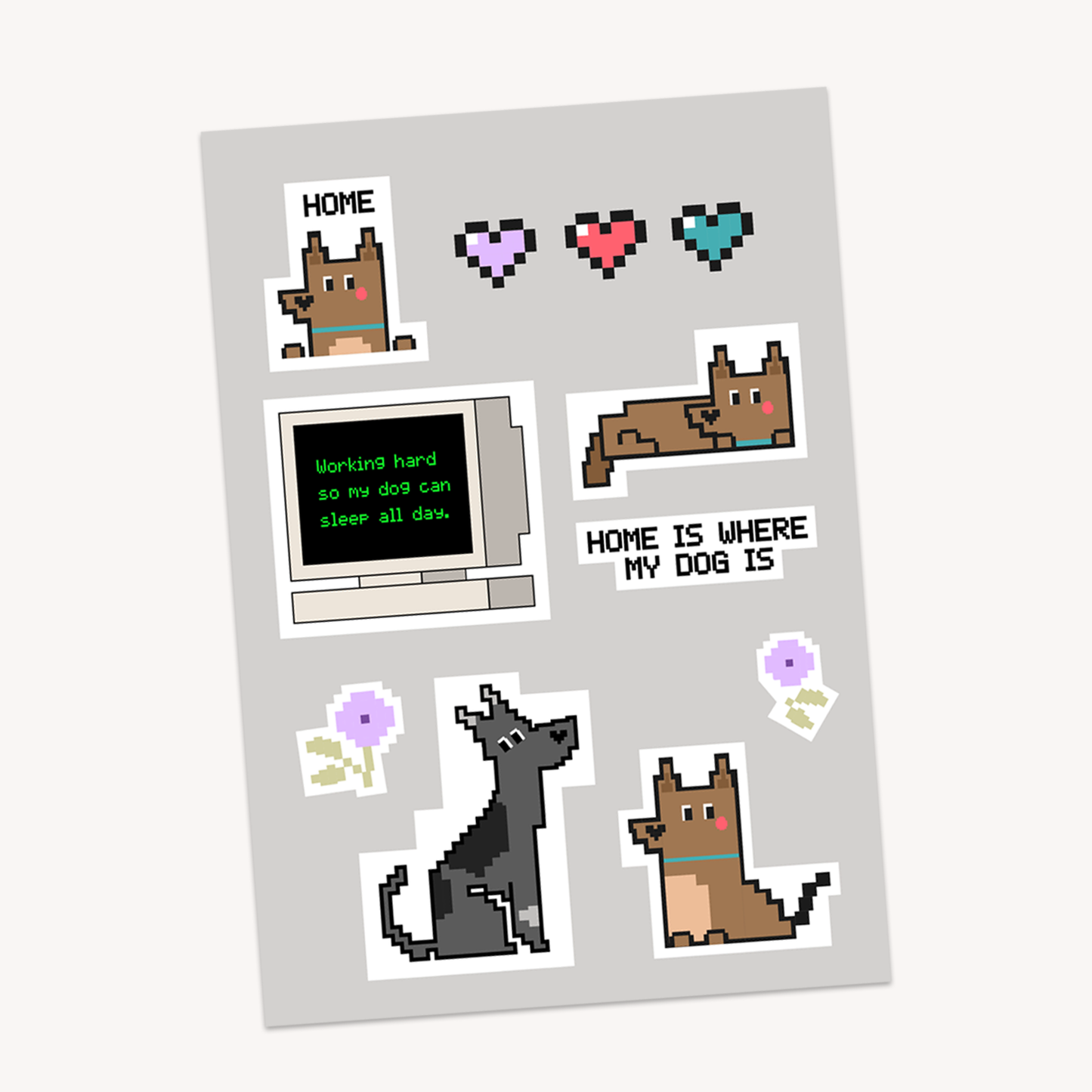 thePack Indie Dog Stickers