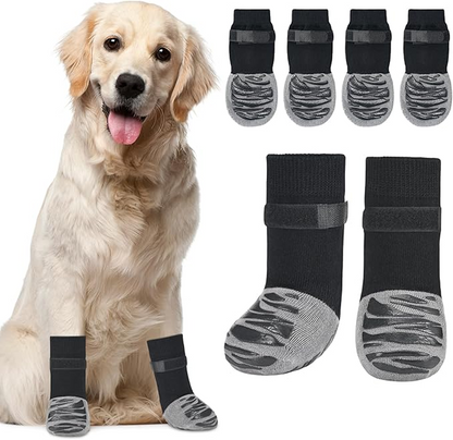 KUTKUT Non Slip Socks for Dogs (Grey)
