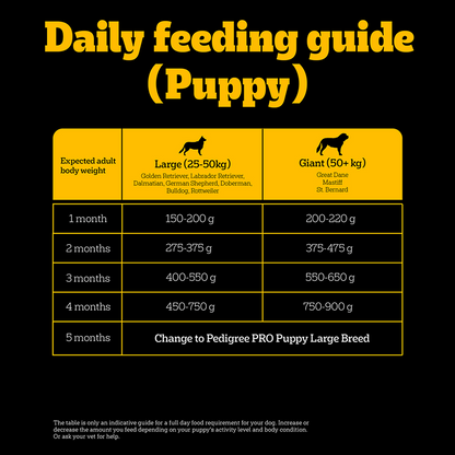 Pedigree PRO Expert Nutrition Lactating/Pregnant Mother & Puppy Starter(3 to 12 Weeks) Large Breed Dog Dry Food  (Limited Shelf Life)