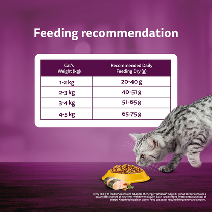 Whiskas Rohu Fish Flavour Adult Cat Dry Food