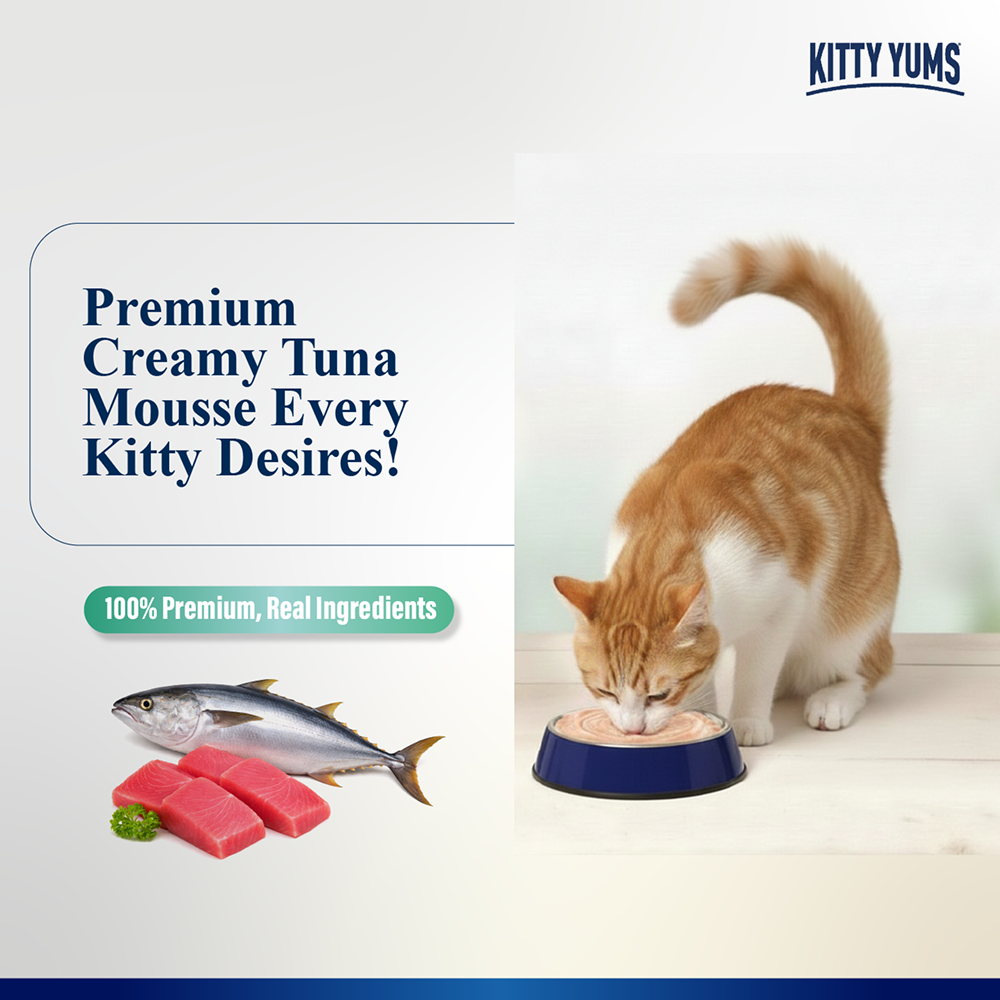 Kitty Yum Tuna Mousse Adult Cat Wet Food