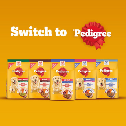 Pedigree Puppy Dog Food Combo |Chicken & Milk Dry & Chicken & Liver Wet