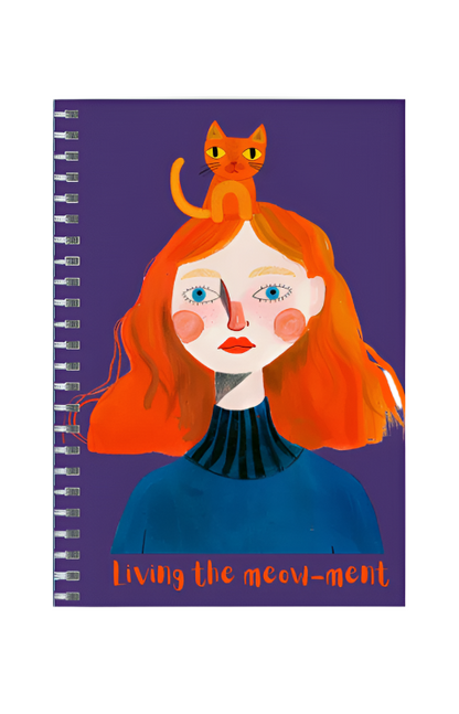 EverythingBoho Cat & Me A5 Notebook Diary
