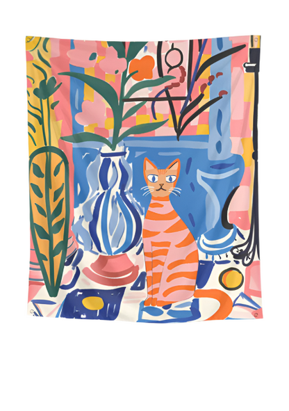 EverythingBoho Catitude Tapestry Wall Art