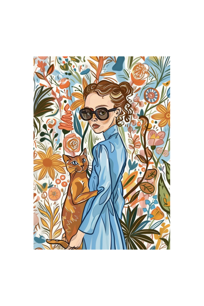 EverythingBoho The Caty Girl Boho Wall Art (Olive Green)