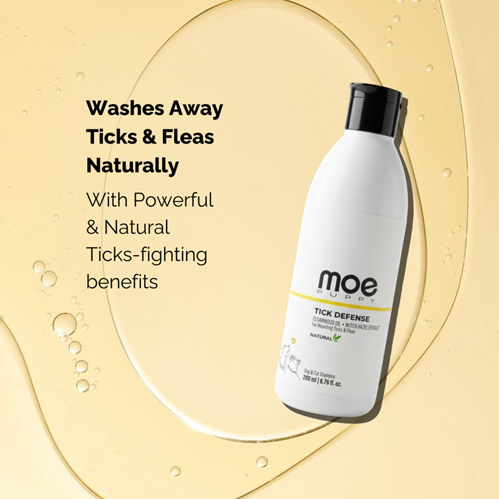Moe Puppy Tick Defense Shampoo for Dogs & Cats