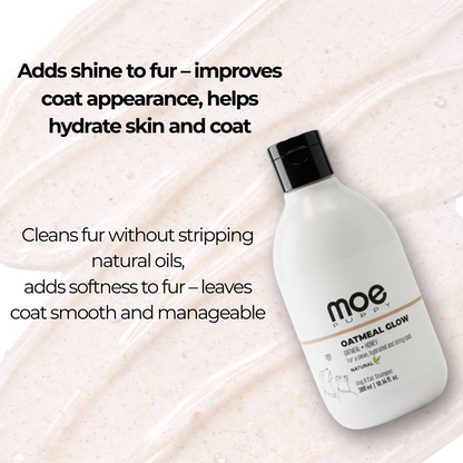 Moe Puppy Oatmeal Glow Shampoo for Dogs & Cats