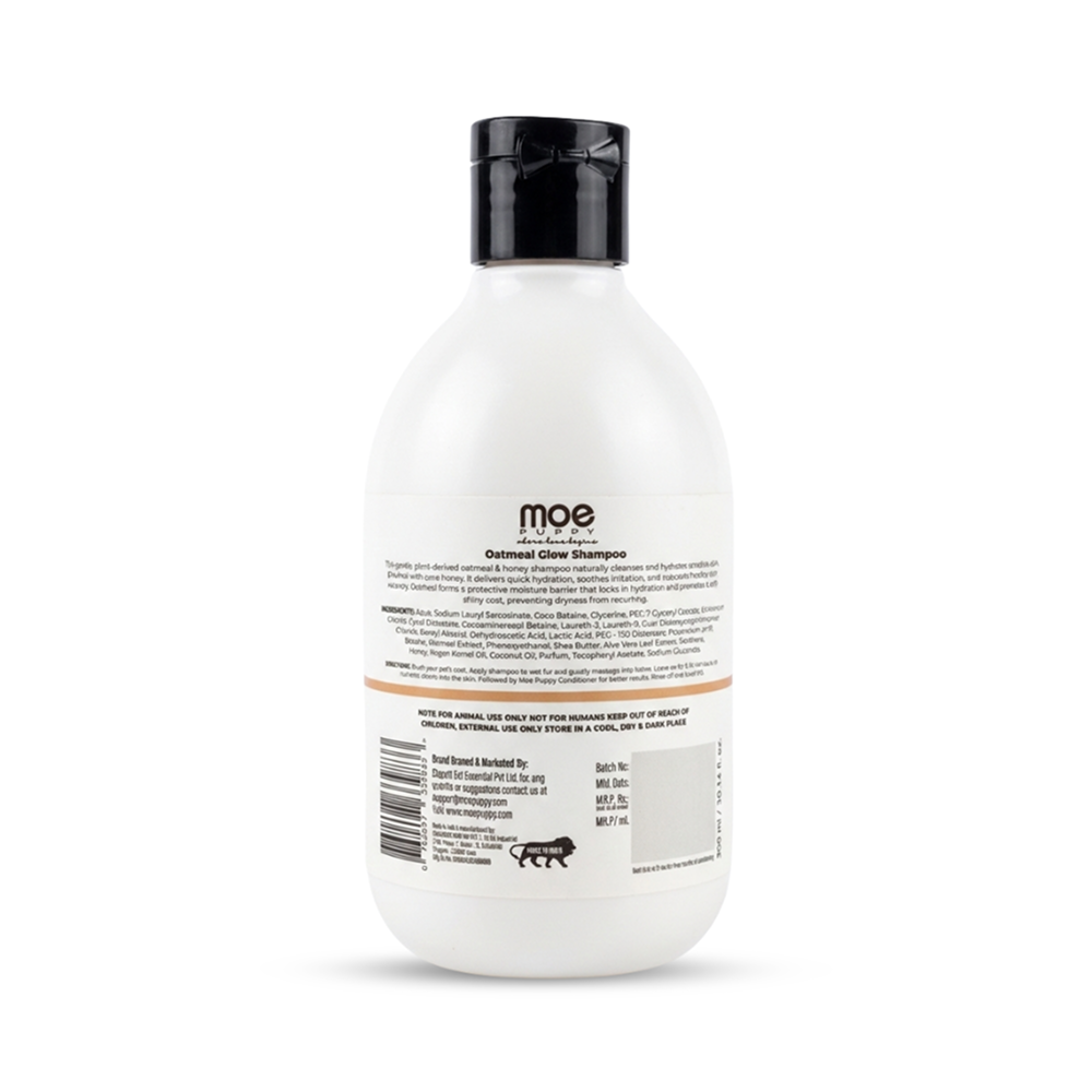 Moe Puppy Oatmeal Glow Shampoo for Dogs & Cats