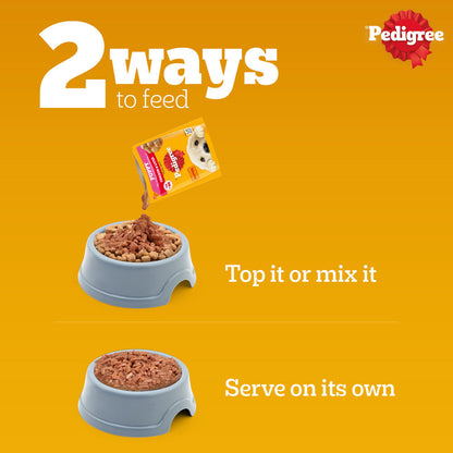 Pedigree Puppy Dog Food Combo |Chicken & Milk Dry & Chicken & Liver Wet