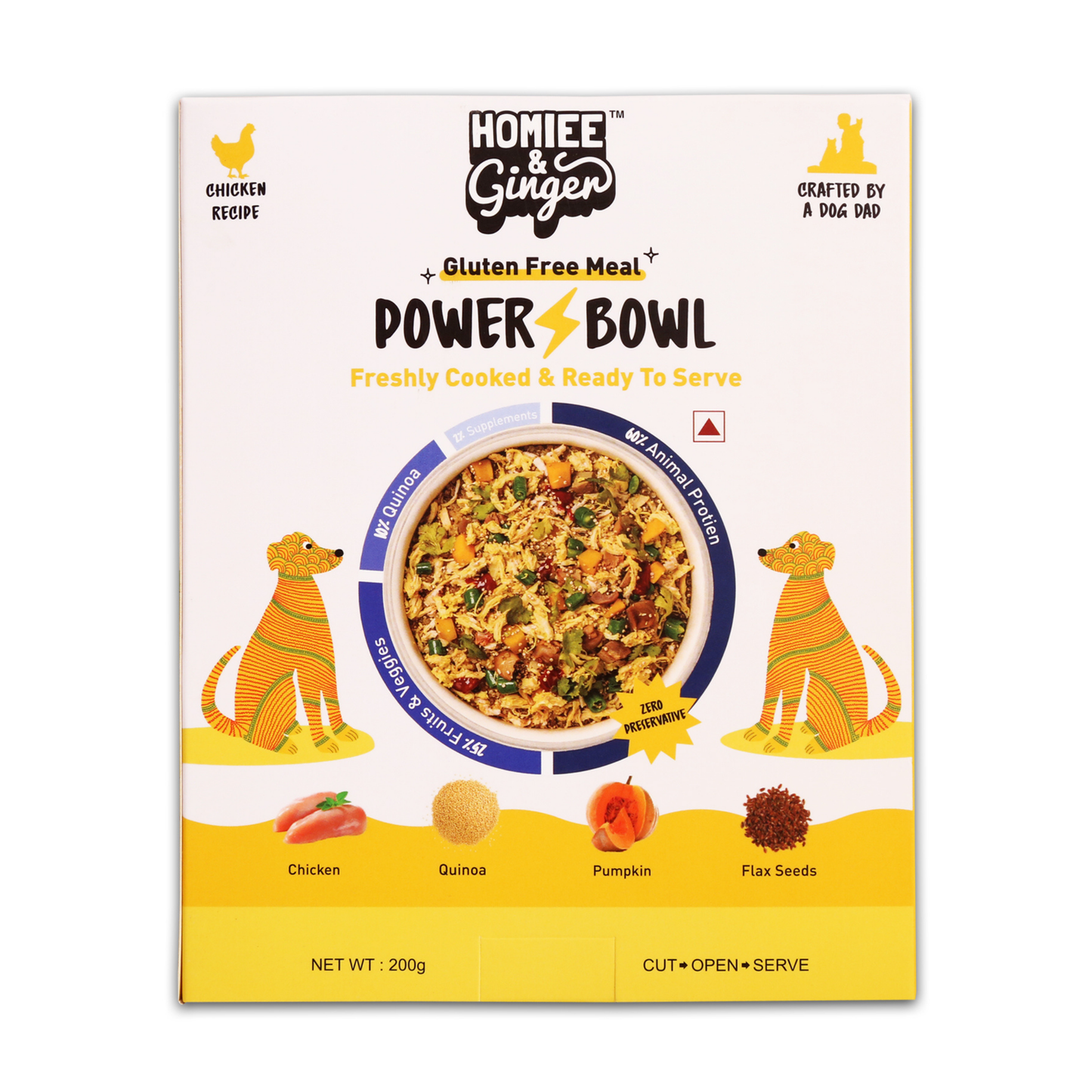 Homiee & Ginger Power Bowl Chicken Variety Pack