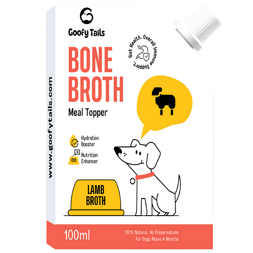 Goofy Tails Chicken and Lamb Bone Broth Combo for Dogs