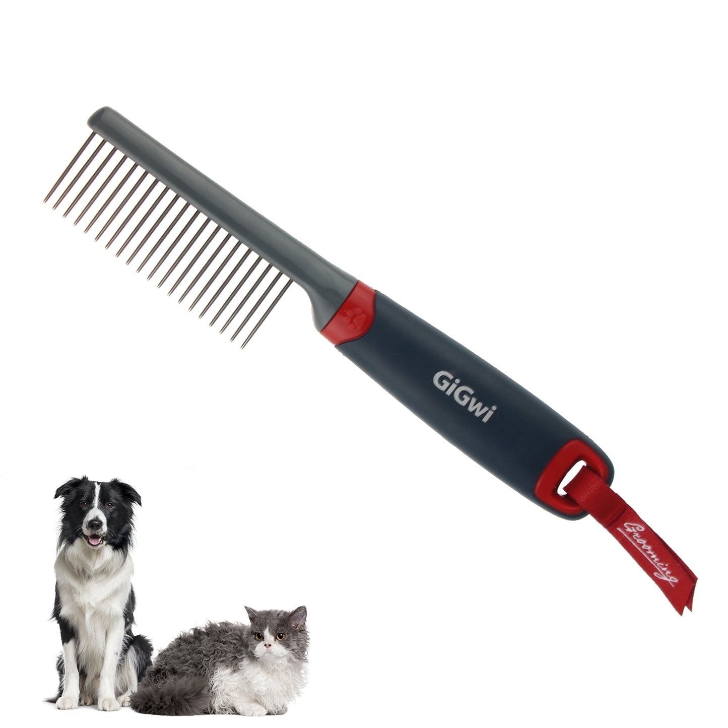 GiGwi Regular Comb for Dogs and Cats (Black)