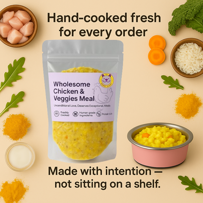The Doggy Bakery Chicken and Veggies Home Meal for Dogs