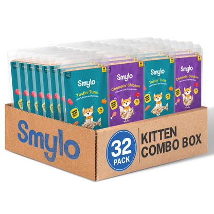 Smylo Kitten Variety Combo, Tuna & Chicken, Fresh & No-Preservative Wet Cat Food