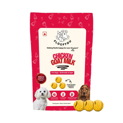 Floofyou Chicken Goat Milk Oven Baked Cookie Dog Treats
