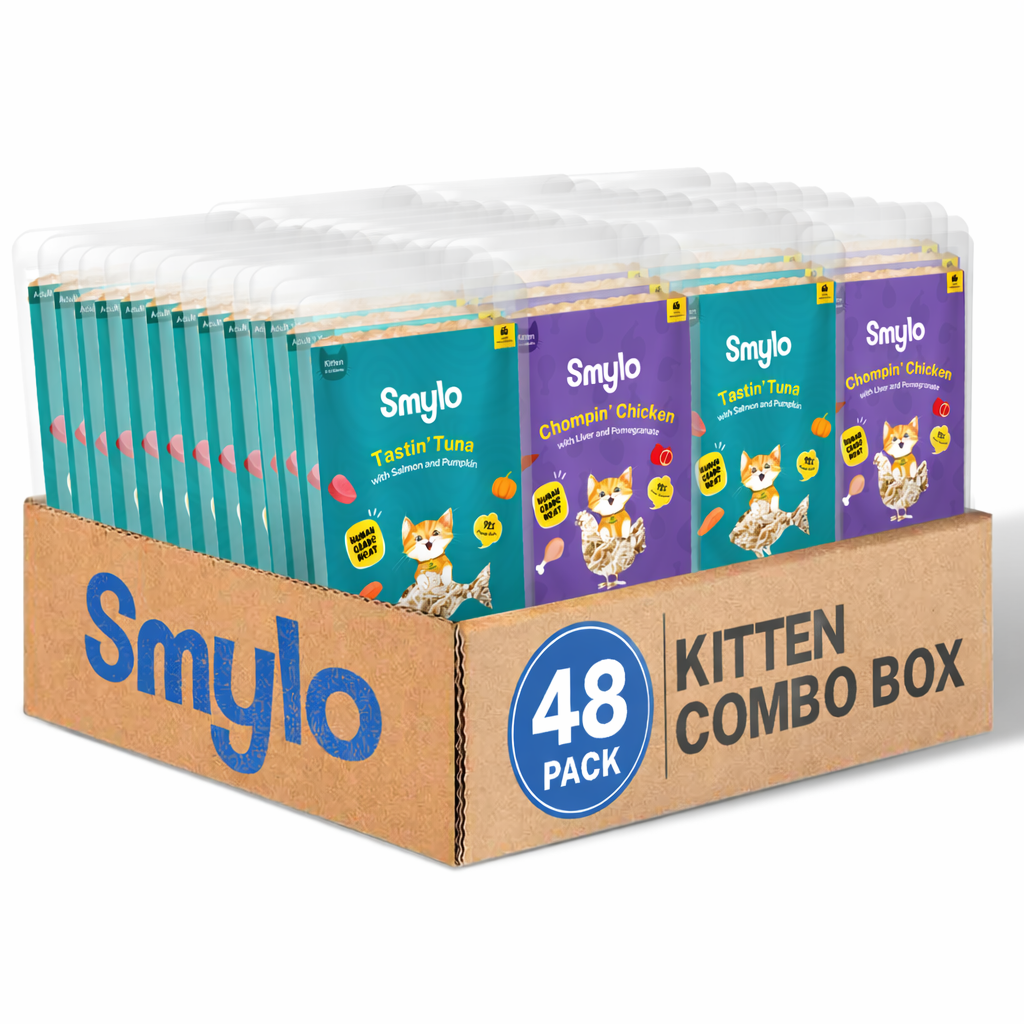 Smylo Kitten Variety Combo, Tuna & Chicken, Fresh & No-Preservative Wet Cat Food