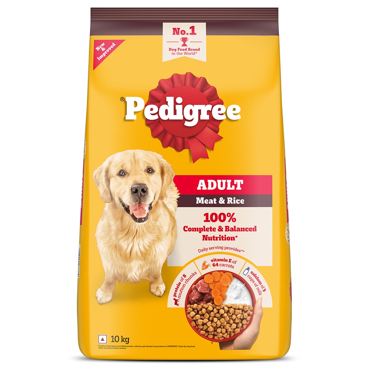 Pedigree Adult Dog Food Combo |Meat & Rice Dry & Chicken & Liver Wet