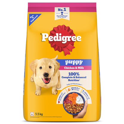 Pedigree Chicken and Milk Puppy Dog Dry Food