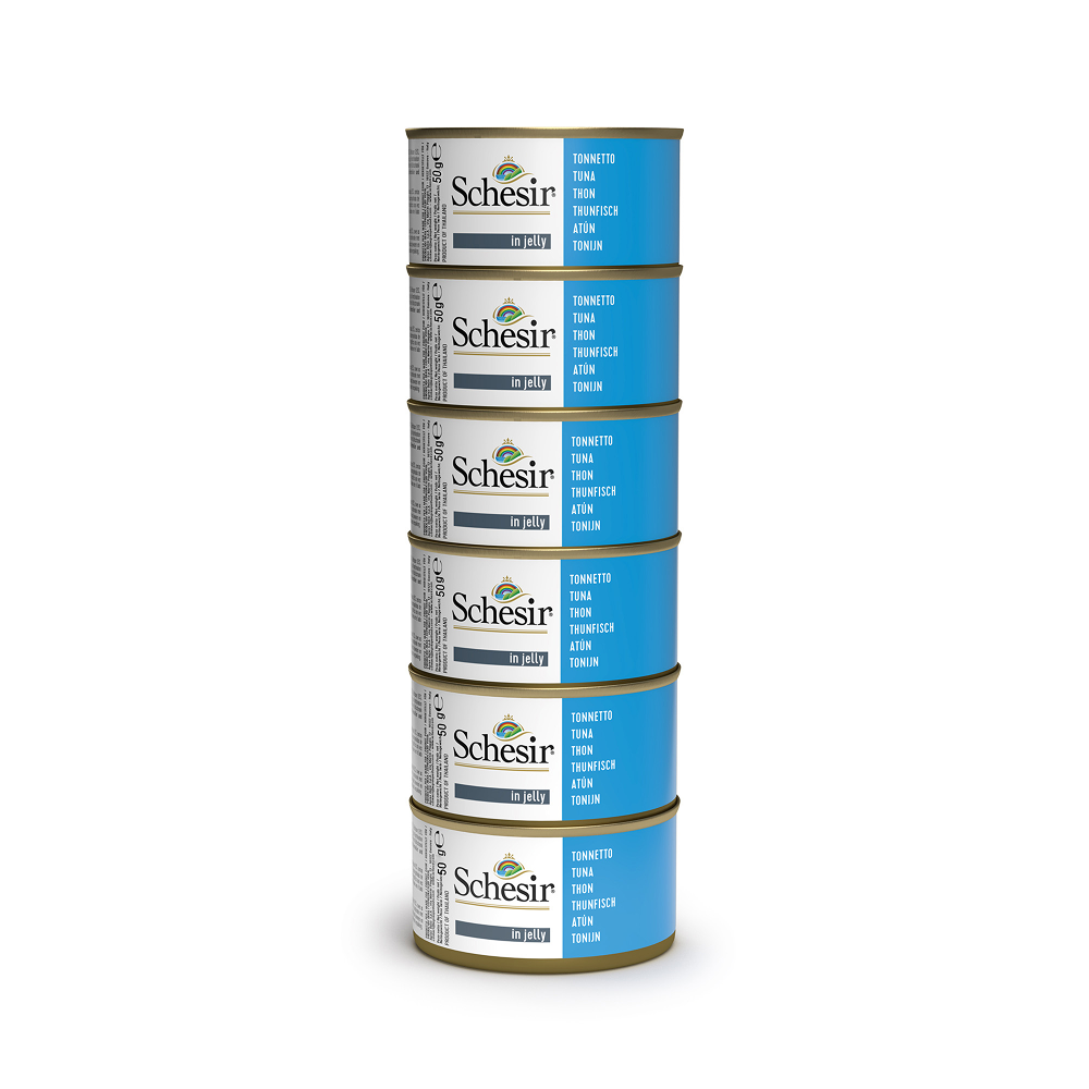 Schesir Tuna Whole Meat & Rice in Jelly Adult Cat Wet Food