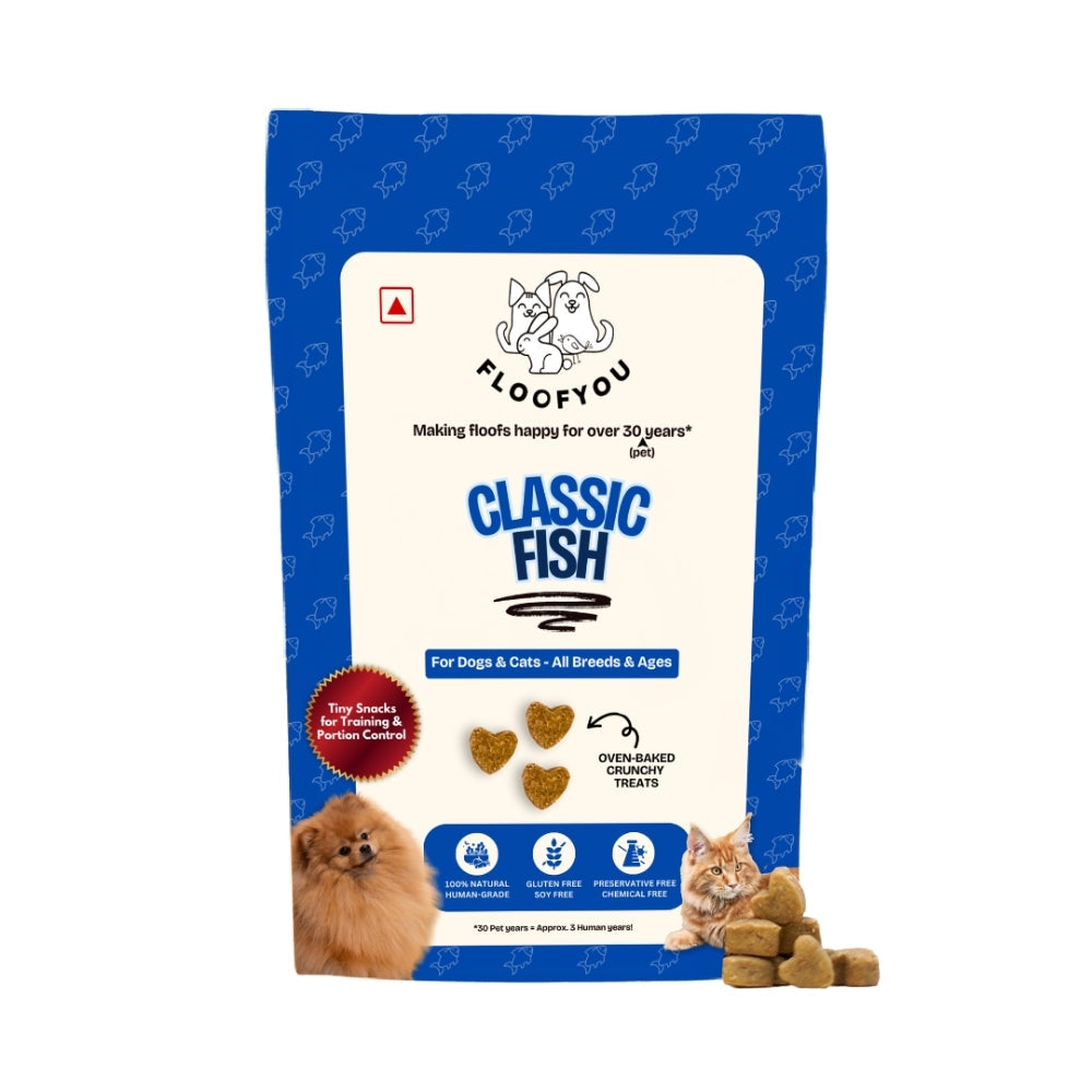Floofyou Fish Oven Baked Cookie Dog and Cat Treats