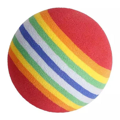 KUTKUT Foam Balls for Cats (Rainbow)