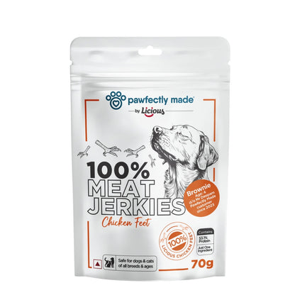 Pawfectly Made By Licious Dehydrated Chicken Heart and Feet Jerky Dog Treat Combo