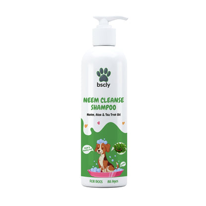 Bscly Neem Cleanse Herbal Shampoo for Cats & Dogs