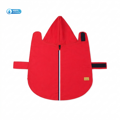 15 Furries Urban Waterproof Raincoat for Dogs (Red)