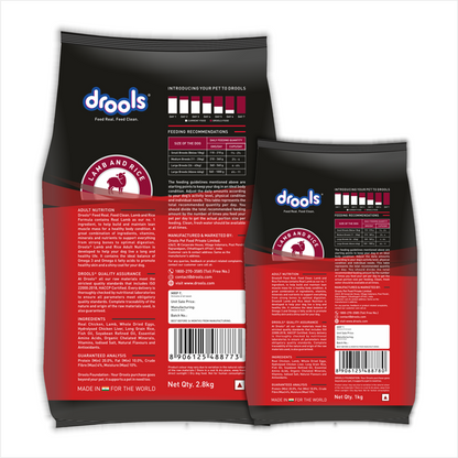 Drools Lamb and Rice Adult Dog Dry Food
