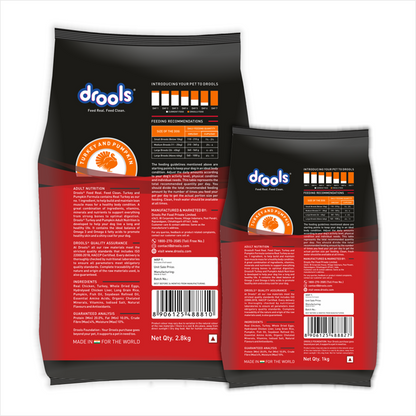 Drools Turkey and Pumpkin Adult Dog Dry Food